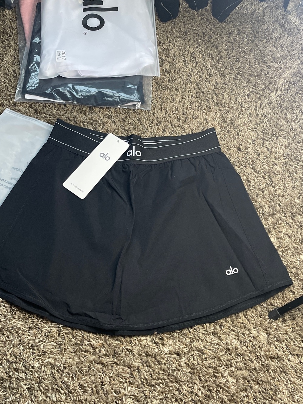 ALO Yoga Black Women’s Tennis Skirt
